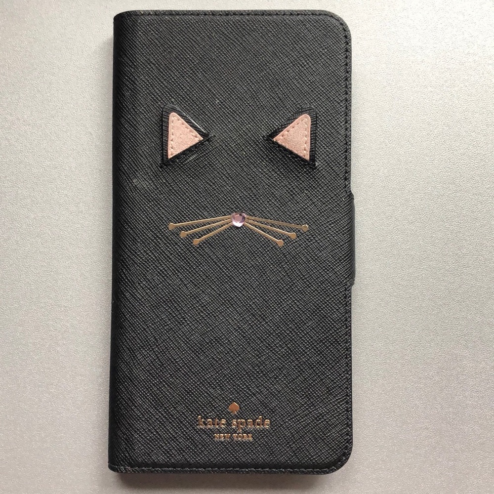 Kate Spade Cat Appliqué Phone Case IPhone 7/8 PLUS